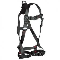 FallTech FT-IRON Back D-Ring Full Body Harness Tongue Buckle Legs 8143
