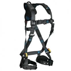 FallTech FT-One Back D-Ring Full Body Harness; Tongue Buckle Leg 8128B