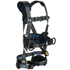 FallTech FT-One Back & Hip D-Ring Belted Full Body Harness; Quick Connect Legs 8123BQC