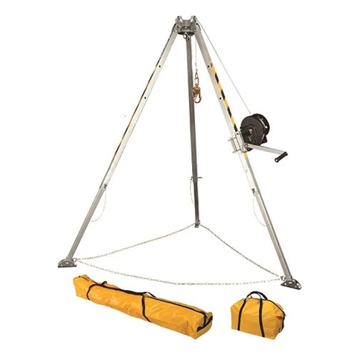 FallTech Confined Space 8' Tripod Kit Winch (No SRL) 7507 3 FallTech Confined Space 8' Tripod Kit Winch (No SRL) 7507