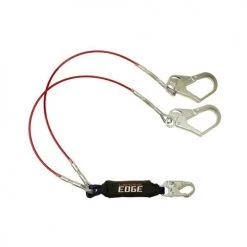 FallTech 6' Leading Edge Lanyard Y-Leg for 100% Tie-Off Steel Snap hook and Rebar Hooks 8354LEY3