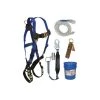 FallTech Contractor Roofer's Kit (Harness 50' lifeline Lanyard Self-Tracking) 8595A
